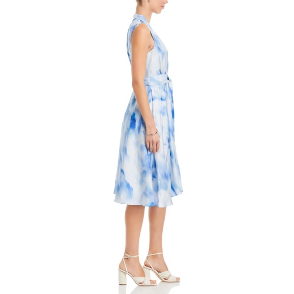 Kobi Halperin Lexa Printed Silk Dress in Sky Multi - Picture 12 of 16